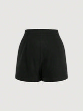 MOD Solid Fold Pleated Shorts